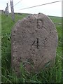 Old Milestone by the A960, St Ola, Kirkwall parish