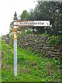 Old Direction Sign - Signpost in Harrowbarrow, Calstock parish