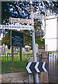 Old Direction Sign - Signpost by the B3139, Church Street, Wedmore parish