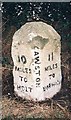 Old Milestone by the B1149, Cawston parish