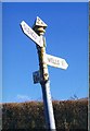 Direction Sign - Signpost south of Wookey Hole