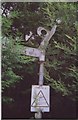 Old Direction Sign - Signpost by the A251, Ashford Road, Sheldwich parish