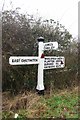 Old Direction Sign - Signpost opposite Honeypot Lane, East Chiltington parish