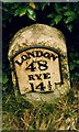 Old Milestone by the A268, Rye Road, Hawkhurst parish