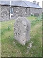 Old Milestone by the A966, Costa Mill, Evie parish