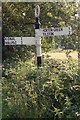 Old Direction Sign - Signpost near Scar Farm, Cuddington parish