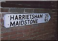 Old Direction Sign - Signpost by Maidstone Road, Lenham parish