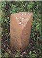 Old Milepost by the A94, near Drumkilbo Cottage, Meigle parish