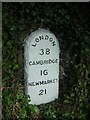 Old Milestone by the B1383, London Road, Newport parish