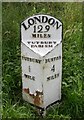 Old Milepost by the A511, Burton Road, Tutbury parish