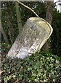 Old Milestone by the A33, north of Burntwood Cottages, Itchen Valley parish