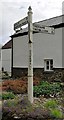 Old Direction Sign - Signpost by Stairfoot, St Erme parish