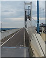 ST5689 : Cycleway and footpath on the Severn Bridge by Mat Fascione