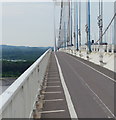 ST5690 : Cycleway and footpath on the Severn Bridge by Mat Fascione