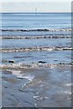NU2613 : Ice on the beach at Boulmer Haven by Russel Wills