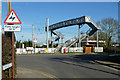 Footbridge at Elsenham station