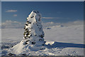 NH6178 : Summit Cairn on Torr Leathann, Ross-shire, Scotland by Andrew Tryon