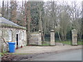 SJ0872 : Lodge and gateway to Brynbella by Eirian Evans