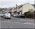 Cars and houses, Argyle Street, Abercynon