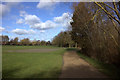 Jubilee Way path by the playing fields