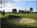 TQ2354 : Golf bunker, Walton Heath by Malc McDonald
