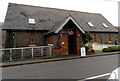 Entrance to the Feel Good Factory and Taffy