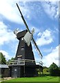 TR1446 : Stelling Minnis Windmill in Kent by John P Reeves