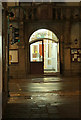 Town hall, Wadebridge, by night