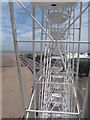 View over Minehead from observation wheel pod