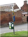 Old Direction Sign - Signpost in Ash Parva, Whitchurch parish