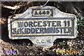 Old Milestone by the A449, Torton, Hartlebury parish