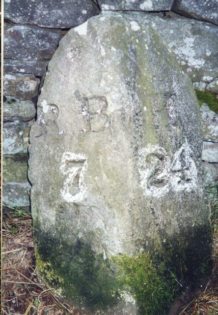 Old Milestone by the B6342, Ewesley Fell, Nunnykirk parish