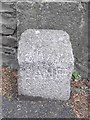 Old Milestone by the A97, Bachlaw Bridge, Banff parish