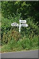 Old Direction Sign - Signpost by the B2099, High Street, Ticehurst parish