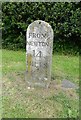 Old Milestone by the B3205, Slappers Hill, Kingswear parish