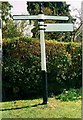 Old Direction Sign - Signpost by the B5071, Main Road, Wybunbury