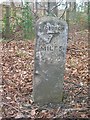 Old Milestone by the A68, Edgerston church, Jedburgh parish