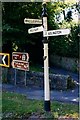 Old Direction Sign - Signpost by the A538, Butley Lanes, Prestbury