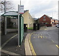 Cemetery Road bus stop and shelter, Trecynon, Aberdare