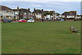 Houses overlooking Barton Cliff