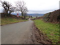 Steep and narrow hill down to Tremeirchion