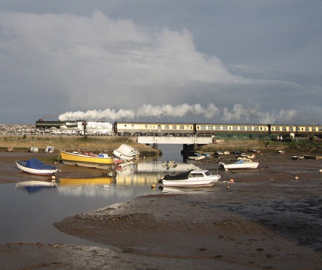 Cockwood harbour on the River Exe