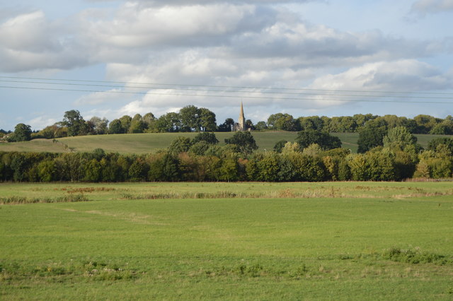 View towards Midgham Church