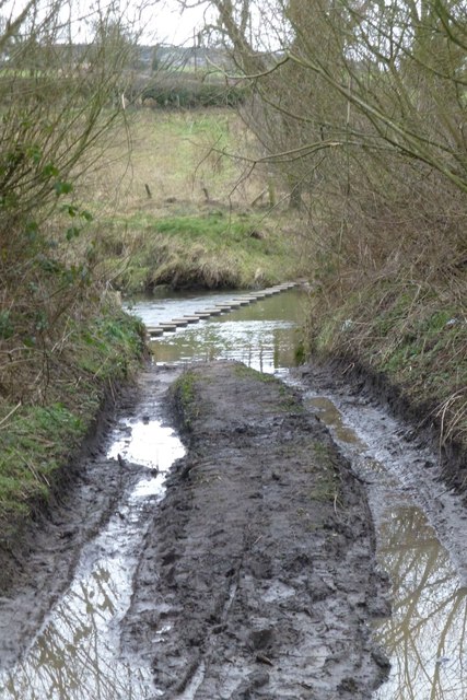 The muddy approach to the Stepping Stones
