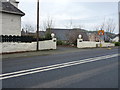 Walls & gatepiers at Crugiau Lodge