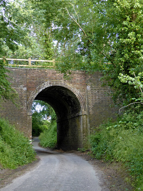 Bridge Over Mill Lane South-west Of © Roger D Kidd :: Geograph 