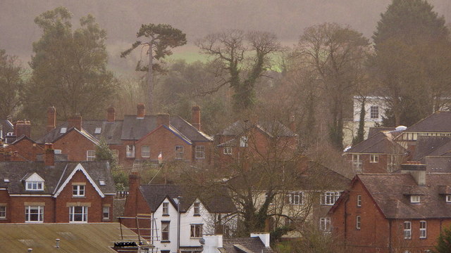 Ross-on-Wye rooftops
