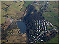 Uplawmoor from the air