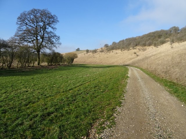 Track and a footpath