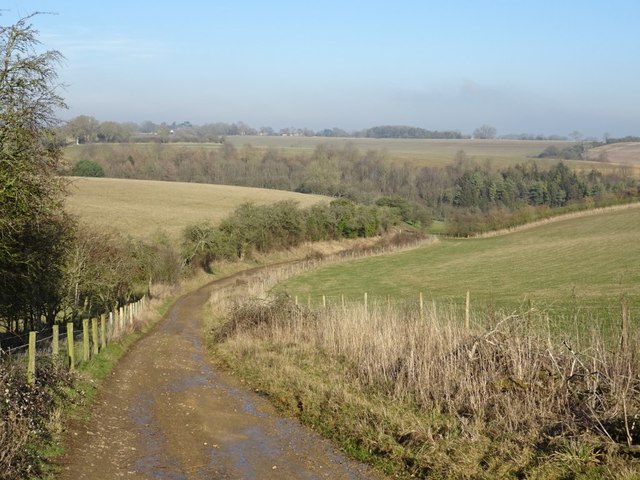 Track between Turkdean and Cold Aston